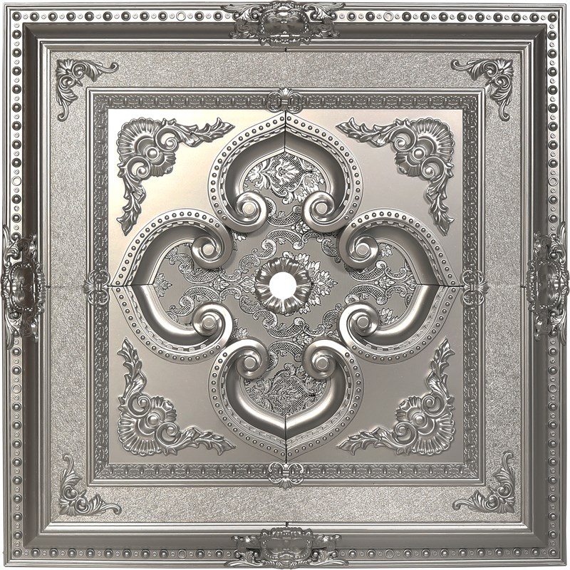 Gümüş Saray Tavan 90 X 90 cm