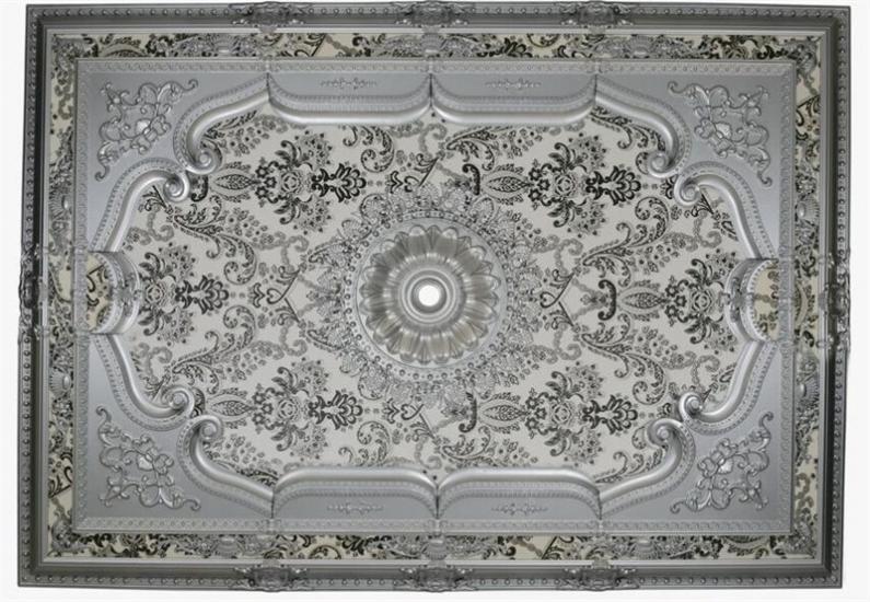 Gümüş Dikdörtgen Saray Tavan 140 X 200 cm İncele!