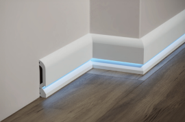 EVİN TRENDY 10’LUK LEDLİ PERVAZ & SÜPÜRGELİK 10CM